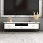 Console de meuble TV moderne, rangement ouvert, pour salon
