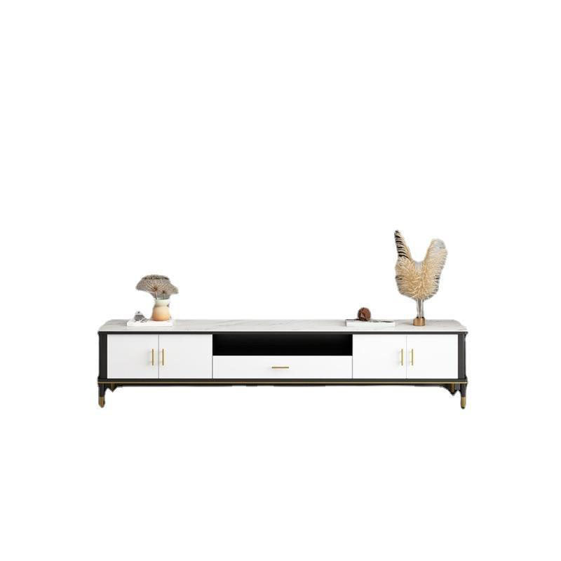 Console de meuble TV moderne, rangement ouvert, pour salon