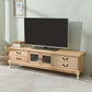 Wooden TV Stand Console Enclosed Storage TV Console with Drawers 47"L x 16"W x 20"H Natural Clearhalo 'furn' 'furn_tv_stands_entertainment_centers' 'Furniture' 'Living Room Furniture' 'TV Stands & Entertainment Centers' 'TV Stands & Media Storage Furniture' 'tv_stands_entertainment_centers' 6822234