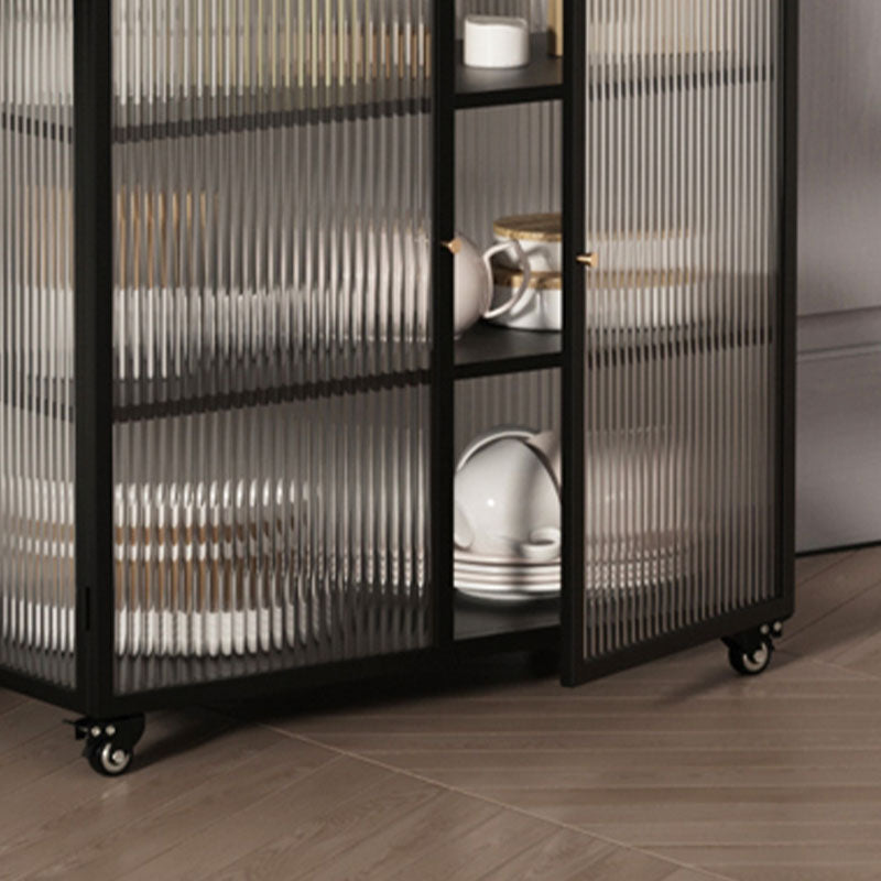 Porte di vetro contemporanee Curio Curio Armadio in metallo per sala da pranzo