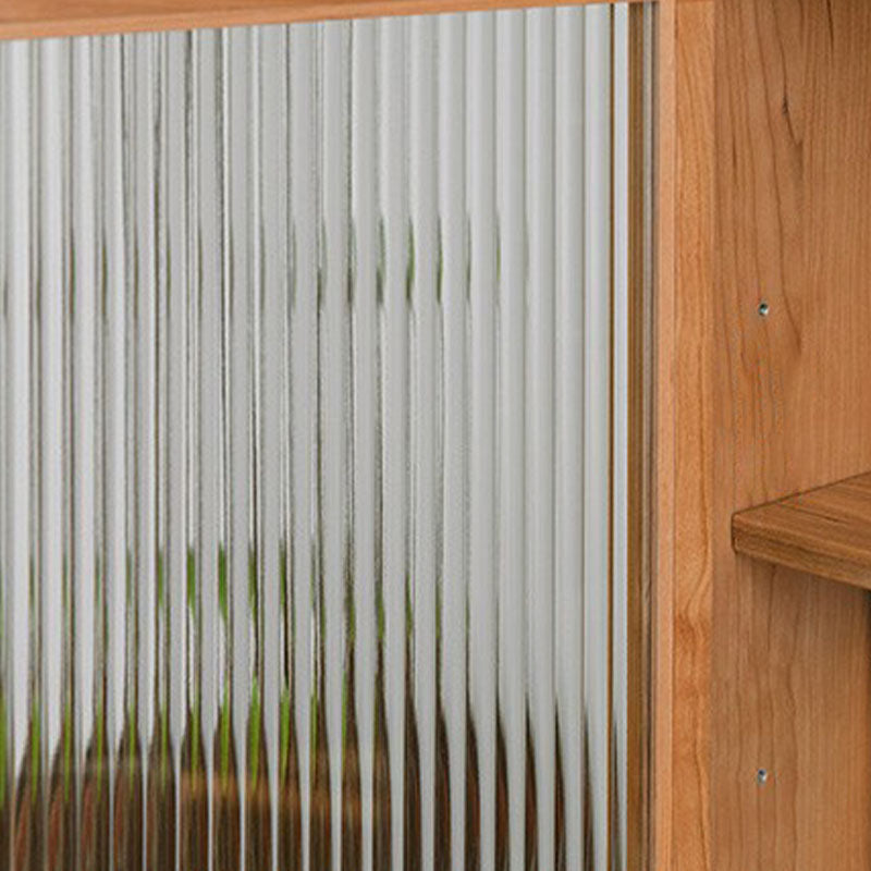 Porte di vetro moderne da pranzo per pino con porte con porte per soggiorno