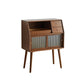 Contemporary Display Stand Beech Storage Cabinet for Dining Room