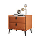 Contemporary Accent Table Nightstand Stone Nightstand with Drawers Clearhalo 'Bedroom Furniture' 'furn' 'furn_night_stand' 'Furniture' 'night_stand' 'Nightstands' 6822514