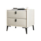 Contemporary Accent Table Nightstand Stone Nightstand with Drawers Clearhalo 'Bedroom Furniture' 'furn' 'furn_night_stand' 'Furniture' 'night_stand' 'Nightstands' 6822519