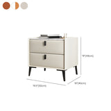 Contemporary Accent Table Nightstand Stone Nightstand with Drawers Clearhalo 'Bedroom Furniture' 'furn' 'furn_night_stand' 'Furniture' 'night_stand' 'Nightstands' 6822524