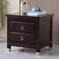 Traditional Accent Table Nightstand Antique Finish Drawer Storage Bed Nightstand Clearhalo 'Bedroom Furniture' 'furn' 'furn_night_stand' 'Furniture' 'night_stand' 'Nightstands' 6822546