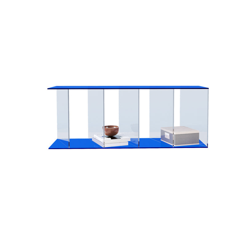 Scandinavian Standard Bookshelf Acrylic Open Back Bookcase with Shelves