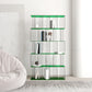 Scandinavian Standard Bookshelf Acrylic Open Back Bookcase with Shelves