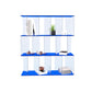 Scandinavian Standard Bookshelf Acrylic Open Back Bookcase with Shelves