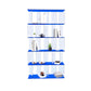 Scandinavian Standard Bookshelf Acrylic Open Back Bookcase with Shelves