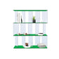 Scandinavian Standard Bookshelf Acrylic Open Back Bookcase with Shelves