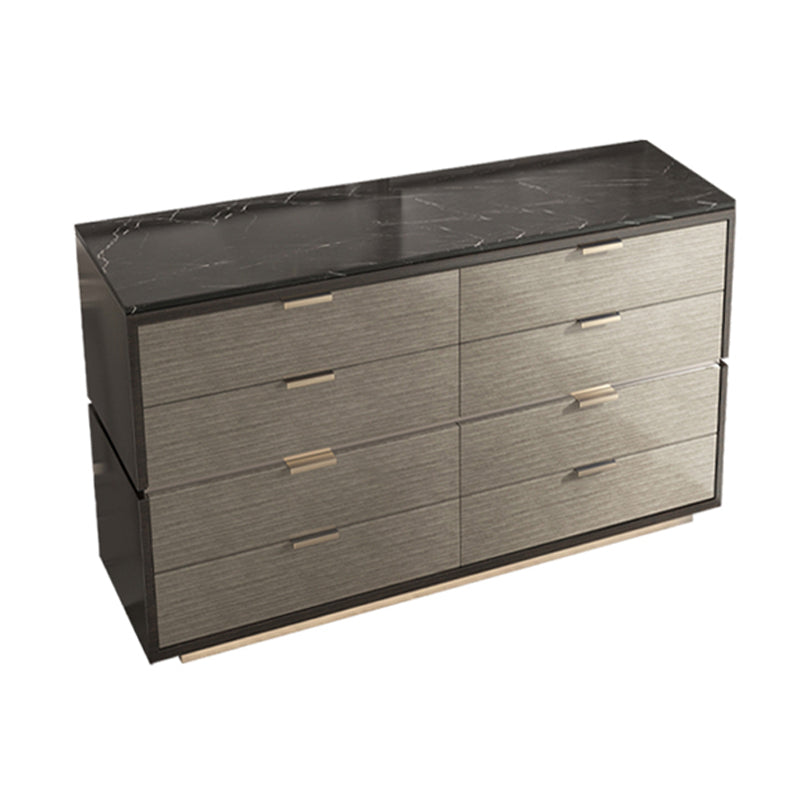 16.38-inch Width Storage Chest Modern Storage Chest Dresser with 3/8/5 Drawers 47"L x 17"W x 36"H Grey Stone Clearhalo 'Bedroom Furniture' 'Dressers & Chests' 'dressers_chests' 'furn' 'furn_dressers_chests' 'Furniture' 6822684