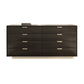 16.38-inch Width Storage Chest Modern Storage Chest Dresser with 3/8/5 Drawers 55"L x 17"W x 36"H Black Solid Wood Clearhalo 'Bedroom Furniture' 'Dressers & Chests' 'dressers_chests' 'furn' 'furn_dressers_chests' 'Furniture' 6822690
