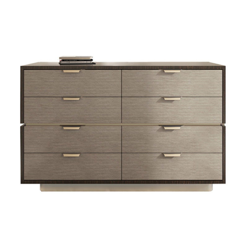 16.38-inch Width Storage Chest Modern Storage Chest Dresser with 3/8/5 Drawers 47"L x 17"W x 36"H Grey Solid Wood Clearhalo 'Bedroom Furniture' 'Dressers & Chests' 'dressers_chests' 'furn' 'furn_dressers_chests' 'Furniture' 6822695