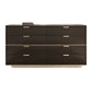 16.38-inch Width Storage Chest Modern Storage Chest Dresser with 3/8/5 Drawers 55"L x 17"W x 36"H Dark Gray Solid Wood Clearhalo 'Bedroom Furniture' 'Dressers & Chests' 'dressers_chests' 'furn' 'furn_dressers_chests' 'Furniture' 6822703