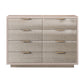 16.38-inch Width Storage Chest Modern Storage Chest Dresser with 3/8/5 Drawers 39.4"L x 16.5"W x 36.2"H Light Gray Solid Wood Clearhalo 'Bedroom Furniture' 'Dressers & Chests' 'dressers_chests' 'furn' 'furn_dressers_chests' 'Furniture' 6822709