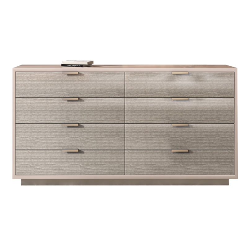 16.38-inch Width Storage Chest Modern Storage Chest Dresser with 3/8/5 Drawers 47"L x 17"W x 36"H Light Gray Solid Wood Clearhalo 'Bedroom Furniture' 'Dressers & Chests' 'dressers_chests' 'furn' 'furn_dressers_chests' 'Furniture' 6822711