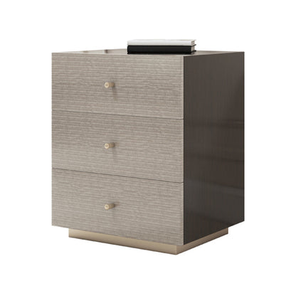 16.38-inch Width Storage Chest Modern Storage Chest Dresser with 3/8/5 Drawers 35"L x 16"W x 43"H Smoke Gray Solid Wood Clearhalo 'Bedroom Furniture' 'Dressers & Chests' 'dressers_chests' 'furn' 'furn_dressers_chests' 'Furniture' 6822714