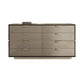 16.38-inch Width Storage Chest Modern Storage Chest Dresser with 3/8/5 Drawers 55"L x 17"W x 36"H Smoke Gray Solid Wood Clearhalo 'Bedroom Furniture' 'Dressers & Chests' 'dressers_chests' 'furn' 'furn_dressers_chests' 'Furniture' 6822716