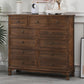 13.65/13.45 Inch Width Storage Chest American Traditional Storage Chest Dresser 39"L x 14"W x 37"H Brown Clearhalo 'Bedroom Furniture' 'Dressers & Chests' 'dressers_chests' 'furn' 'furn_dressers_chests' 'Furniture' 6822741