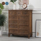 13.65/13.45 Inch Width Storage Chest American Traditional Storage Chest Dresser 31.5"L x 14"W x 37"H Brown Clearhalo 'Bedroom Furniture' 'Dressers & Chests' 'dressers_chests' 'furn' 'furn_dressers_chests' 'Furniture' 6822753