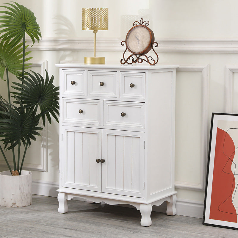 13.65/13.45 Inch Width Storage Chest American Traditional Storage Chest Dresser 24"L x 14"W x 33"H Ivory Clearhalo 'Bedroom Furniture' 'Dressers & Chests' 'dressers_chests' 'furn' 'furn_dressers_chests' 'Furniture' 6822767