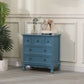 13.65/13.45 Inch Width Storage Chest American Traditional Storage Chest Dresser 23.6"L x 13.8"W x 25.2"H Gray Blue Clearhalo 'Bedroom Furniture' 'Dressers & Chests' 'dressers_chests' 'furn' 'furn_dressers_chests' 'Furniture' 6822778