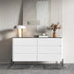 15,6-inch W opbergkist Modern vervaardigde houten opbergkist