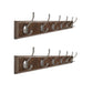 Brown Wooden Coat Hanger Modern Style Minimalist Home Wall Hanging Coat Rack 2 Piece Set 6 Clearhalo 'Entry & Mudroom Furniture' 'furn' 'furn_hall_tree_coat_racks' 'Furniture' 'Hall Trees & Coat Racks' 'hall_tree_coat_racks' 6823098