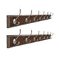 Brown Wooden Coat Hanger Modern Style Minimalist Home Wall Hanging Coat Rack 2 Piece Set 7 Clearhalo 'Entry & Mudroom Furniture' 'furn' 'furn_hall_tree_coat_racks' 'Furniture' 'Hall Trees & Coat Racks' 'hall_tree_coat_racks' 6823100