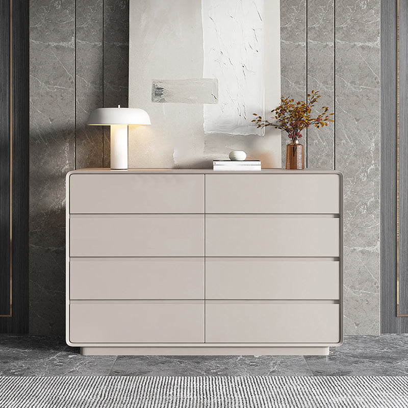 15.6-inch W Modern Storage Chest Manufactured Wood Storage Chest Dresser 47"L x 16"W x 37"H Grey Clearhalo 'Bedroom Furniture' 'Dressers & Chests' 'dressers_chests' 'furn' 'furn_dressers_chests' 'Furniture' 6823224