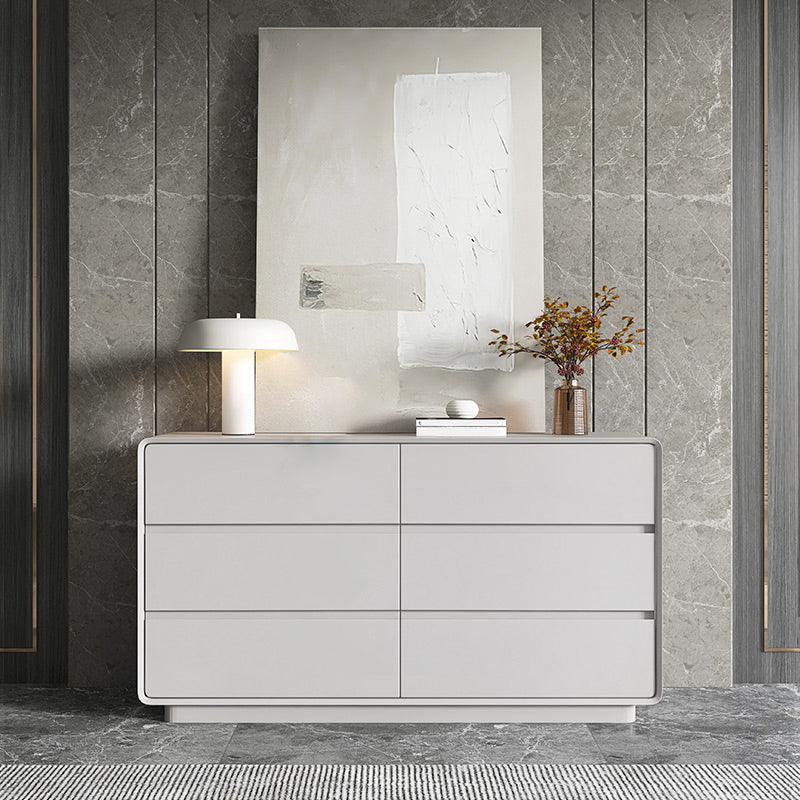 15.6-inch W Modern Storage Chest Manufactured Wood Storage Chest Dresser 47"L x 16"W x 32"H Light Gray Clearhalo 'Bedroom Furniture' 'Dressers & Chests' 'dressers_chests' 'furn' 'furn_dressers_chests' 'Furniture' 6823252