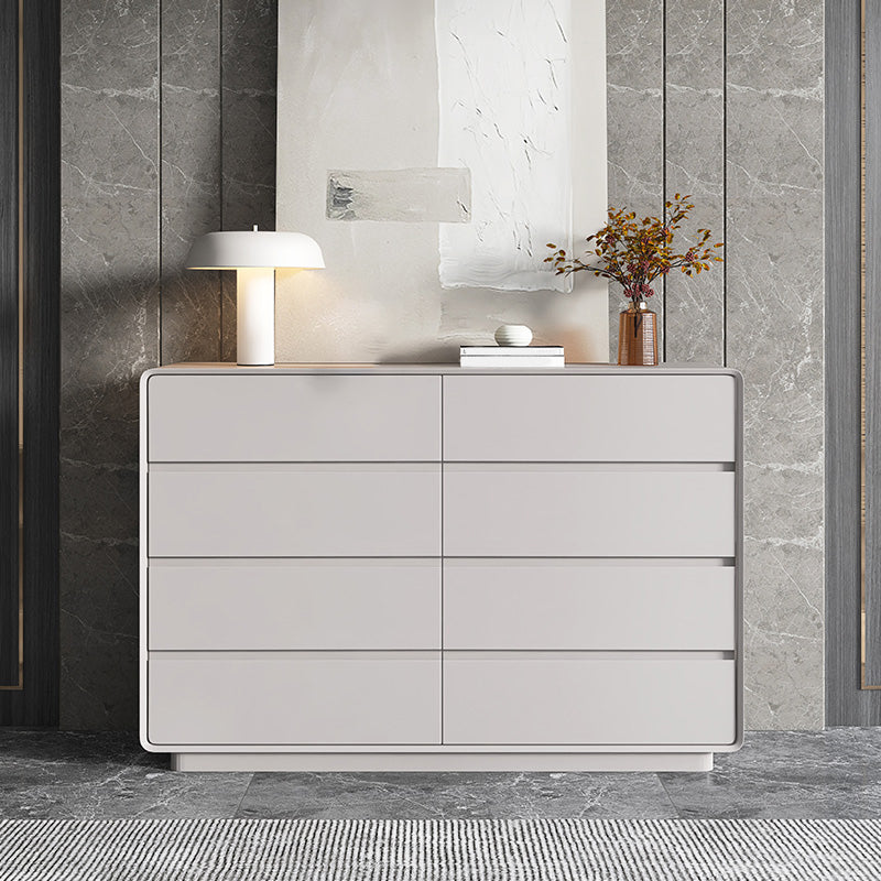 15.6-inch W Modern Storage Chest Manufactured Wood Storage Chest Dresser 59"L x 16"W x 37"H Light Gray Clearhalo 'Bedroom Furniture' 'Dressers & Chests' 'dressers_chests' 'furn' 'furn_dressers_chests' 'Furniture' 6823254