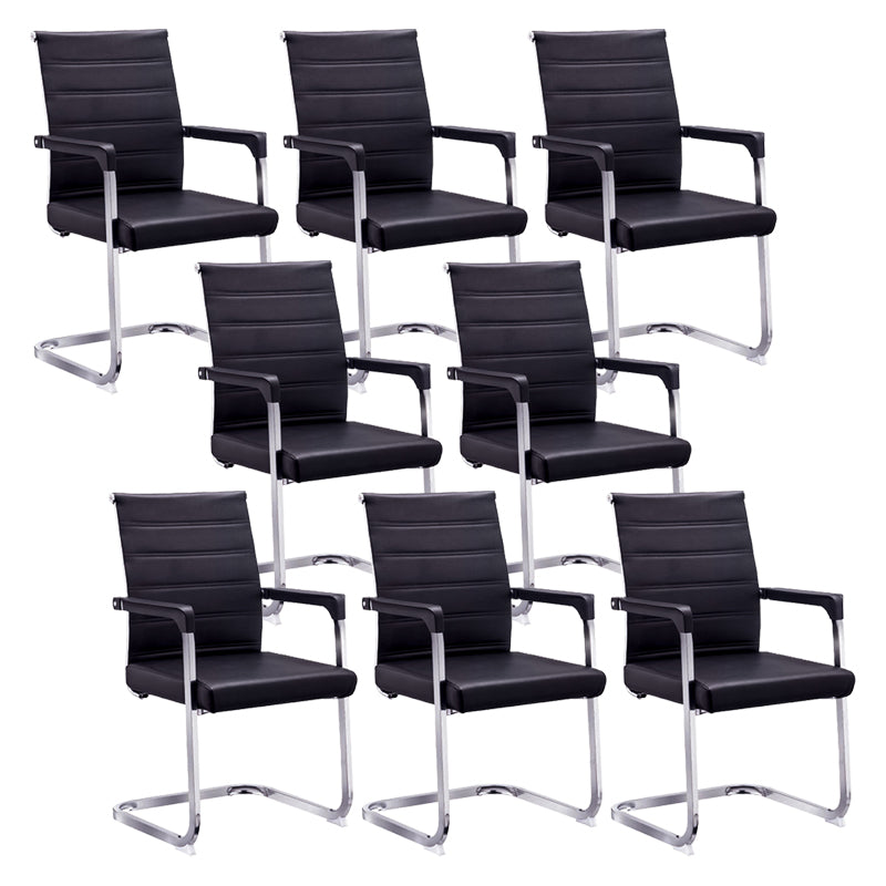 Silla de escritorio de malla ergonómica silla de oficina de metal contemporánea con brazo