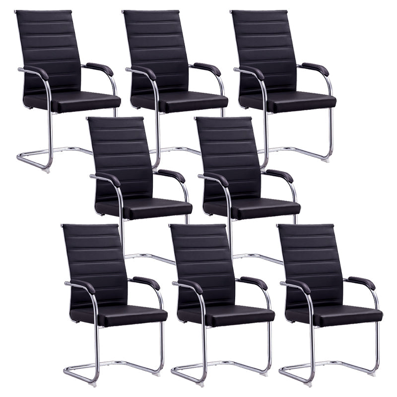 Silla de escritorio de malla ergonómica silla de oficina de metal contemporánea con brazo