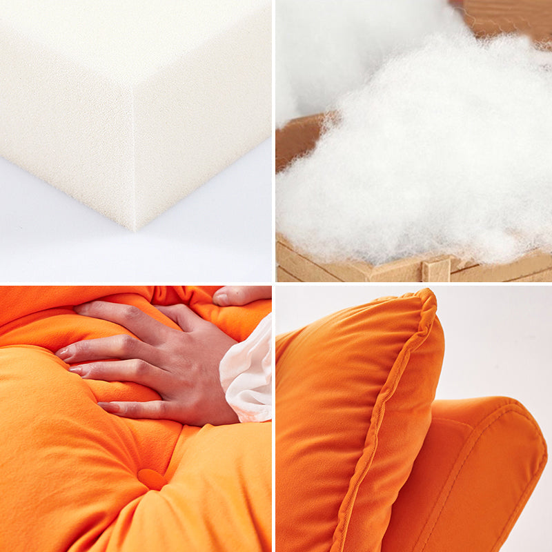 Sedia a dondolo imbottita moderna salone pigro sedia di divano pigro