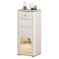 Commode classique de coffre de rangement de Glam de coffre de stockage en pierre de largeur de 11,7 pouces
