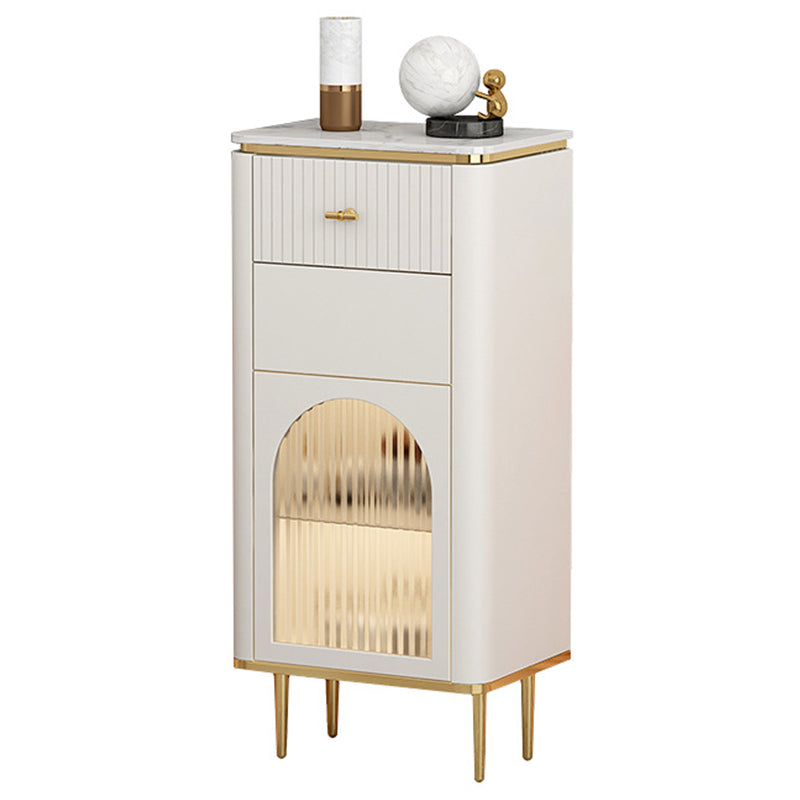 Commode classique de coffre de rangement de Glam de coffre de stockage en pierre de largeur de 11,7 pouces