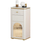 Commode classique de coffre de rangement de Glam de coffre de stockage en pierre de largeur de 11,7 pouces