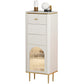 Commode classique de coffre de rangement de Glam de coffre de stockage en pierre de largeur de 11,7 pouces