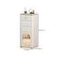 Commode classique de coffre de rangement de Glam de coffre de stockage en pierre de largeur de 11,7 pouces