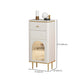 Commode classique de coffre de rangement de Glam de coffre de stockage en pierre de largeur de 11,7 pouces