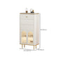 Commode classique de coffre de rangement de Glam de coffre de stockage en pierre de largeur de 11,7 pouces