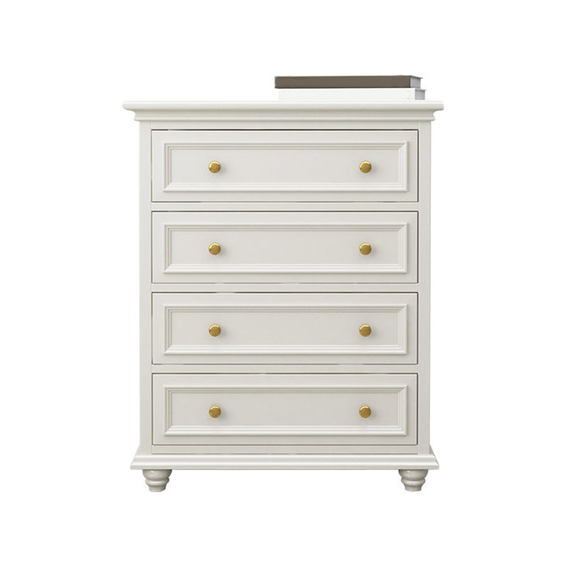 Ornate Traditional Double Dresser Birch Storage Chest with Drawers for Bedroom 31"L x 18"W x 39"H Ivory Clearhalo 'Bedroom Furniture' 'Dressers & Chests' 'dressers_chests' 'furn' 'furn_dressers_chests' 'Furniture' 6825434