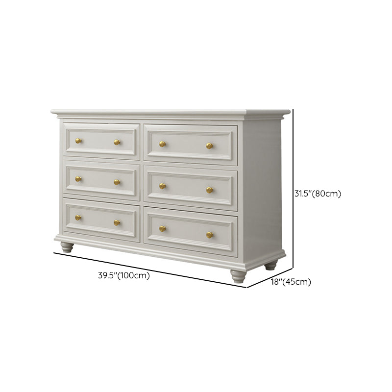 Ornate Traditional Double Dresser Birch Storage Chest with Drawers for Bedroom Clearhalo 'Bedroom Furniture' 'Dressers & Chests' 'dressers_chests' 'furn' 'furn_dressers_chests' 'Furniture' 6825445