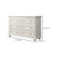 Ornate Traditional Double Dresser Birch Storage Chest with Drawers for Bedroom Clearhalo 'Bedroom Furniture' 'Dressers & Chests' 'dressers_chests' 'furn' 'furn_dressers_chests' 'Furniture' 6825446
