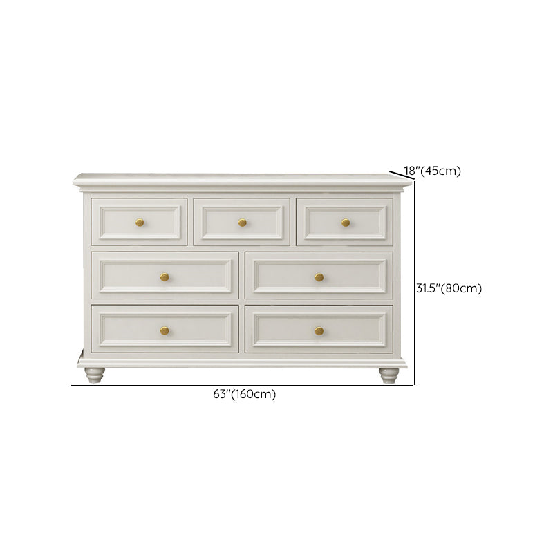 Ornate Traditional Double Dresser Birch Storage Chest with Drawers for Bedroom Clearhalo 'Bedroom Furniture' 'Dressers & Chests' 'dressers_chests' 'furn' 'furn_dressers_chests' 'Furniture' 6825452