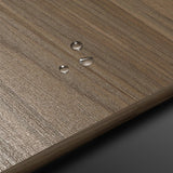 Serveur de style contemporain de crédinza avec armoires et tiroirs