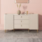 Tavolo a buffet in stile glam Credenza a buffet con cassetti e armadi