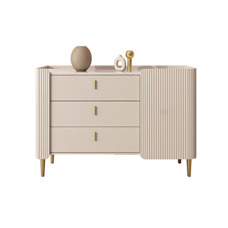 Tavolo a buffet in stile glam Credenza a buffet con cassetti e armadi